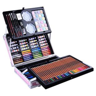 水彩笔套装幼儿园画笔儿童无毒可水洗彩笔宝宝绘画涂鸦颜色笔36色蜡笔美术生专用画画工具六一开学生日礼盒