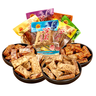 但氏豆腐干冷泉花豆干四川什邡红白特产八宝豆腐干麻辣香辣小零食