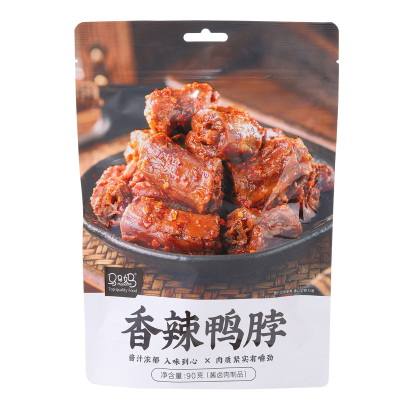 马马妈鸭脖零食整箱香辣味藤椒味鸭锁骨零食小包装卤味熟食肉食