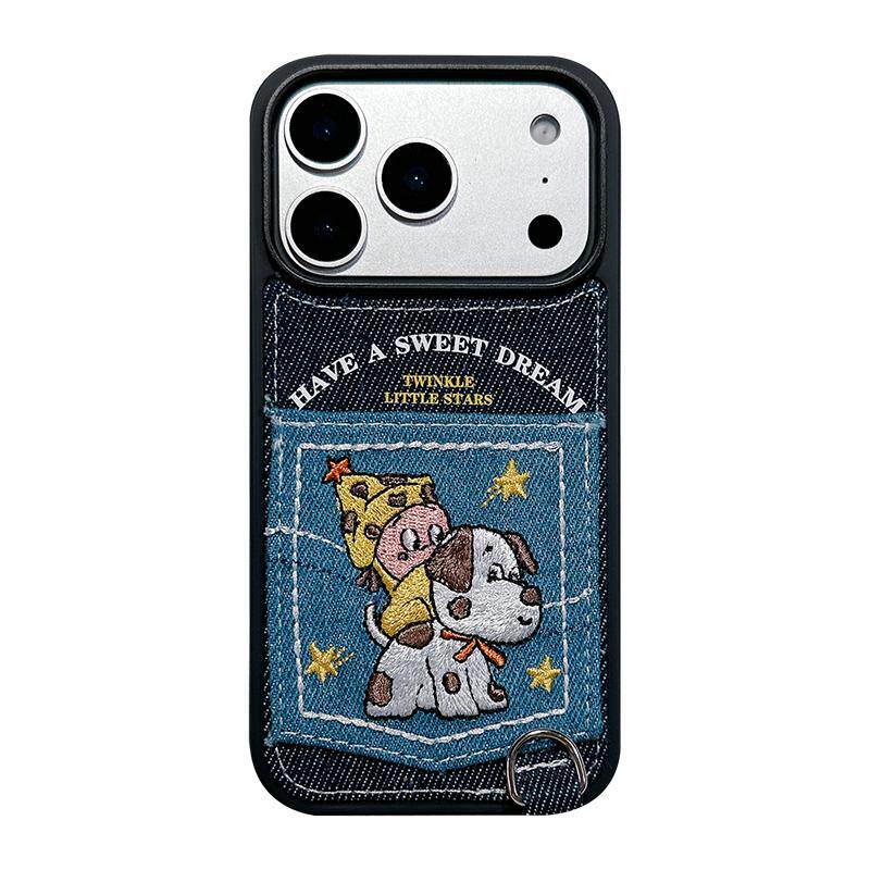适用于iPhone牛仔布ins手机壳
