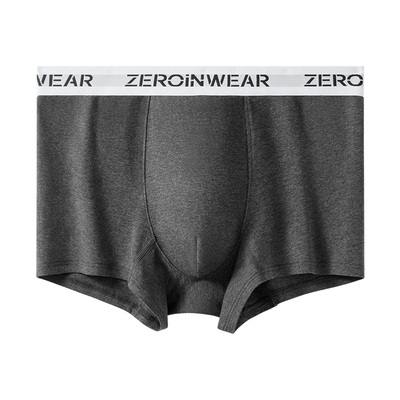 佐印男士内裤纯棉抑菌防螨男生灰色短裤新款舒适透气青少年平角裤