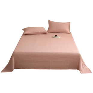 A类全棉床单三件套100纯棉纱布被单单件2025新款春季床品四季通用