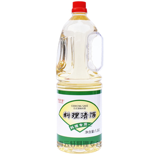 锦味馆料理清酒1.8L日本料理清酒日本料酒烹饪调味料酿造清酒味淋