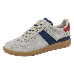 木林森春季男鞋2026新款潮流运动休闲百搭板鞋软底防滑男款德训鞋