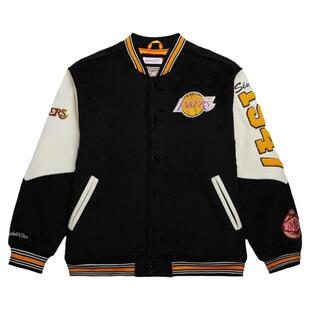 Mitchell&Ness夹克湖人队公牛队美式潮流保暖防风运动棒球服男MN
