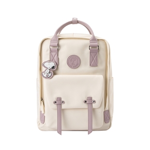 森马双肩包女史努比系列2024新款大容量电脑包情侣背包校园风书包