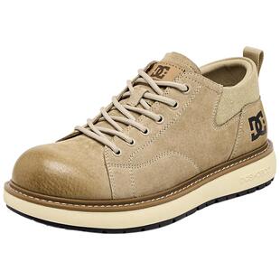 DCSHOES YUKON 真皮男鞋工装鞋大头休闲皮鞋厚底马丁靴男低帮鞋子