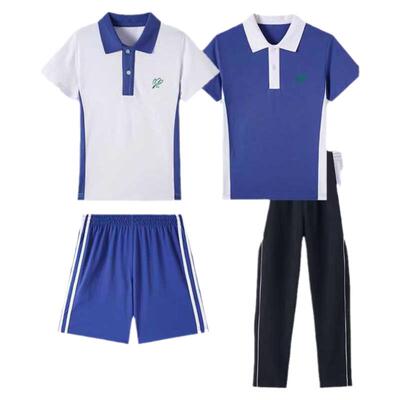 深圳校服中学生夏季短袖长袖套装