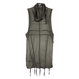 CHAUNK沙丘废土demobaza平替极简神职风披挂脏染做旧纯棉无袖T恤