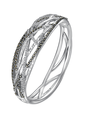 瑞红民族风女925银镂空闪耀手镯