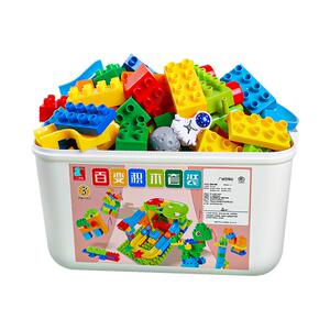 积木3d立体拼图10岁益智拼装玩具6以上散大块颗粒塑料搭宝宝儿童8