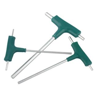 三用T型内六角扳手单个内六方螺丝刀六棱角扳手平头6角板手带手柄