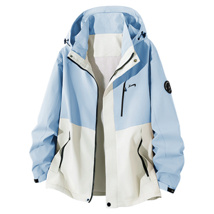 贵人鸟冲锋上衣男款冬季2025年三合一夹克男士棉服外套情侣防风衣