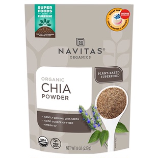 Navitas美国进口奇亚籽粉Chia Powder代餐粉饱腹纯奇亚子无添加糖