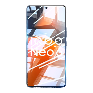 适用IQOOneo6钢化膜vivoiqooneo6se手机膜全屏防爆覆盖高清抗指纹iq00护眼防摔vovo无白边抗蓝光电竞屏保贴膜