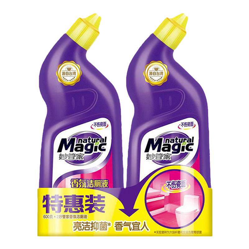 妙管家香氛强劲除臭抑菌洁厕液除垢去渍马桶清洁剂包邮去污洁厕剂
