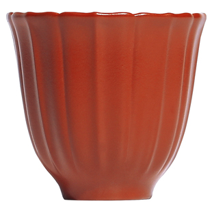 百年利永 宜兴紫砂品茗杯高档主人专用杯紫砂杯功夫茶杯八瓣菱花