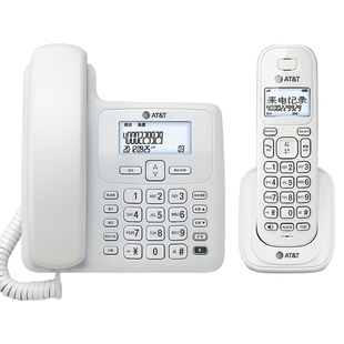at&t4109无绳电话固话家用来电子母机固定创意座机办公无线老人机