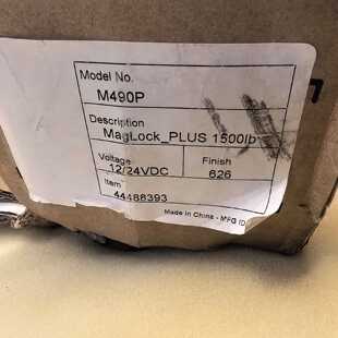 Schlage（安朗杰）高端安防锁，M490P 1500lb—议价