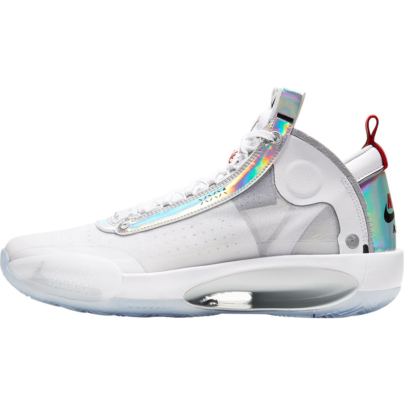 Nike/耐克正品男女同款系带镭射高帮实战篮球鞋AR3240-101