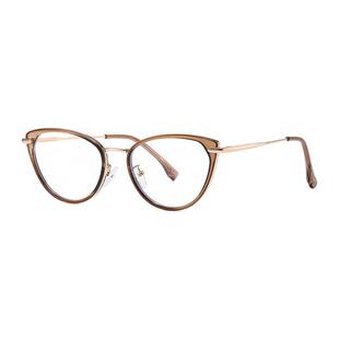 GM眼镜框明星同款女超轻钛架猫眼素颜神器防蓝光可配近视度数CMY