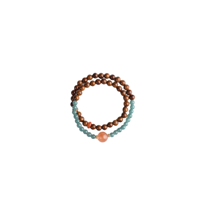 新中式国风天然蓝水翡翠手串女款