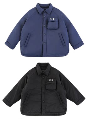 幼悠男童杜邦三防三明治架构棉服2025冬季洋气可爱轻盈保暖外套潮