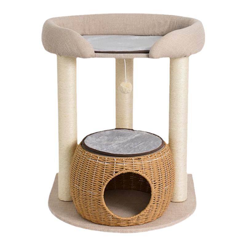 网红猫床猫爬架陪它小屋四季可用