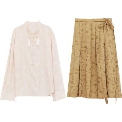 【马面裙套装】新中式上衣半身裙