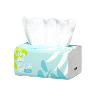 丝飘抽纸家用餐巾纸面巾纸厕所可擦手卫生纸巾婴儿用纸整箱实惠装