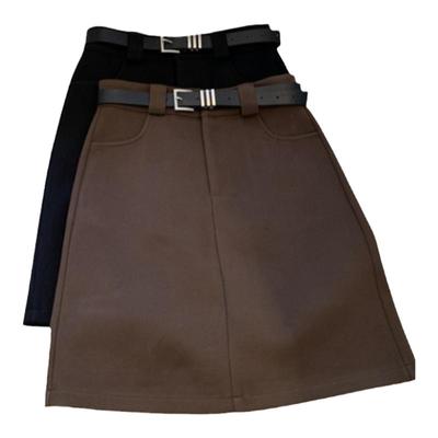 加长50cm质感a字胯大腿粗半身裙