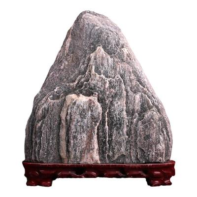泰山石镇宅室内天然原石中式摆件