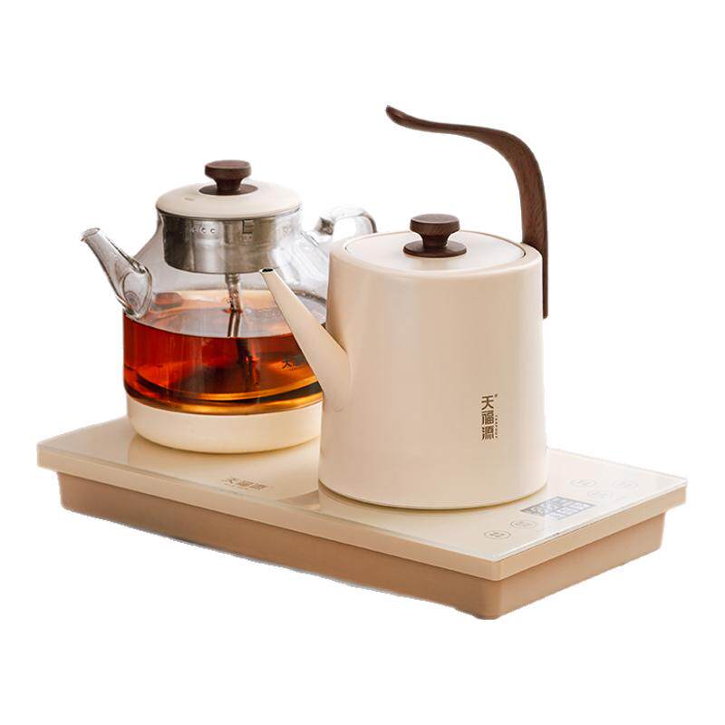 天福源烧水壶嵌入式茶台喷淋式煮茶器全自动上水电热水壶恒温V20