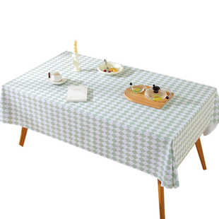pvc餐桌桌布免洗防油防水防烫台布长方形桌子遮盖布ing风茶几桌垫