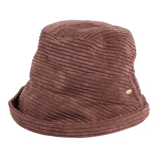 25秋冬季灯芯绒渔夫帽子女时尚休闲保暖钟形帽逛街显脸瘦遮阳冬帽