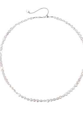 极光以南淡水珍珠项链百搭锁骨链