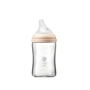 babycare防胀气奶瓶玻璃歪头宝宝婴儿新生专用防呛水杯奶嘴仿母乳
