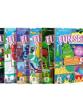 funskills 剑桥少儿英语YLE考试一级官方备考书Fun Skills 1/2/3/4/5/6级剑桥yle考级用书剑桥国际少儿英语考试教材pre A1 starter