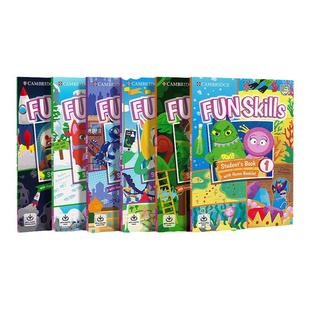 funskills 剑桥少儿英语YLE考试一级官方备考书Fun Skills 1/2/3/4/5/6级剑桥yle考级用书剑桥国际少儿英语考试教材pre A1 starter