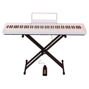 YS便携式88键重锤电钢琴初学者亮灯跟弹电刚琴幼师专业考级家用