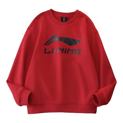 李宁儿童加绒卫衣男童2026新年款