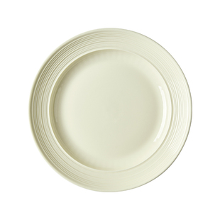 JIWOO 大盘子家用菜盘釉下彩西餐盘牛排鱼盘高级感轻奢奶油风圆盘