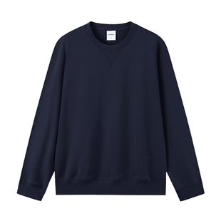 BENPANDA 肌理圆领罗纹肌理卫衣男士宽松长袖上衣2026春季新款