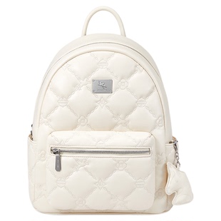 NU纽芝兰菱格飞马双肩包2025新款旅行轻便背包大容量学生上课书包