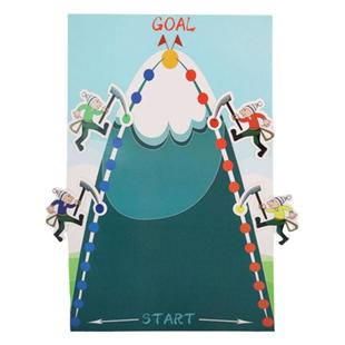 爬山游戏白板磁性贴知识竞赛pk分组道具英语课堂游戏教具儿童早教