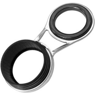 大孔大过线环矶竿环倾斜导眼海竿路亚通用导线环薄陶瓷环改装配件