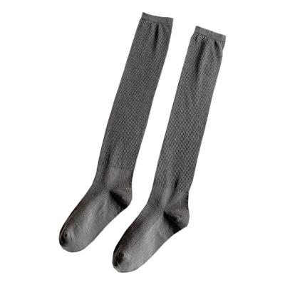 DODOYO灰色小腿袜长筒袜女