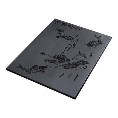 天然乌金石茶盘定制尺寸茶桌配件
