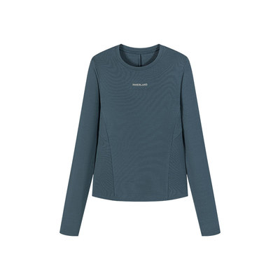 INNERLAND羊毛圆领长袖运动T恤