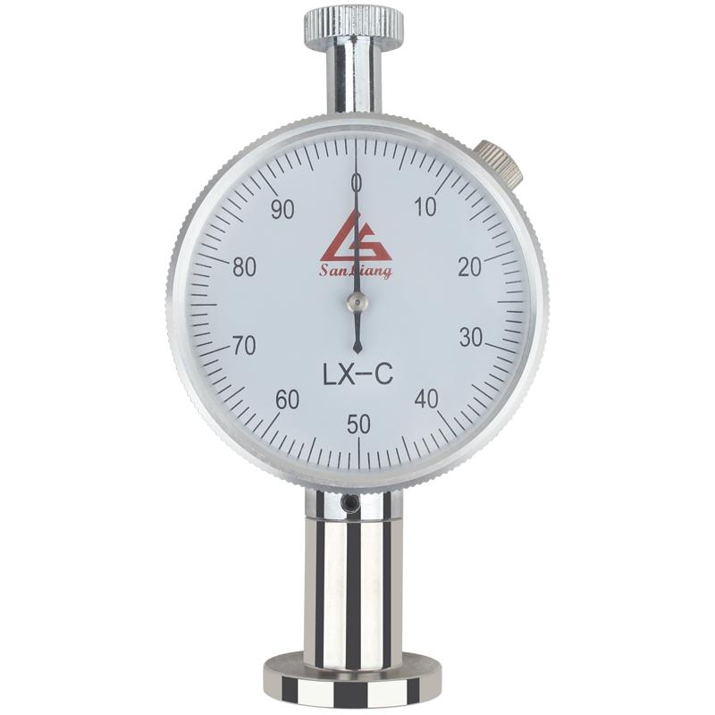 日本三量橡胶硅胶邵氏硬度计a型便携式高精度lx-a c d测试仪支架